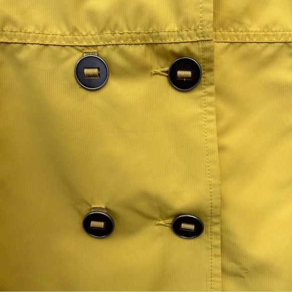 Hurley Bright Yellow Windbreaker Jacket, Double Breasted, Size Small - Picture 6 of 14